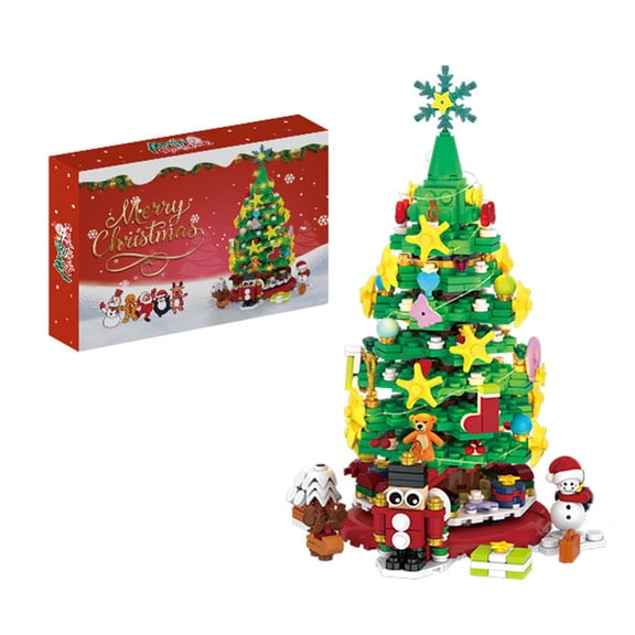 Advent Calendar 2026 Christmas Building Blocks Kit - Christmas Paradise Building Set with LED Light - 24 Days Countdown Toys Building Set for Teen Boys Girls Gifts