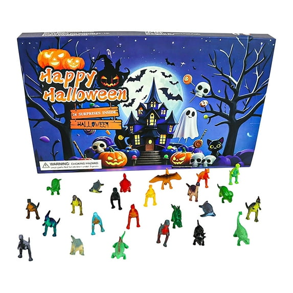 Advent Calendar 24 Non-Repeating Gifts 3D Cute Figures Dolls Countdown Calendar With Surprise Toys Collectible Figures For Kids