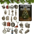 thumbnail image 1 of Advent Calendar for Adults,The Gearhead’s Christmas Garage,24 Days of Miniature Car Parts & Tools with Holiday Gifts for Car Enthusiasts, Automotive Christmas Countdown for Cars Lovers, 1 of 9
