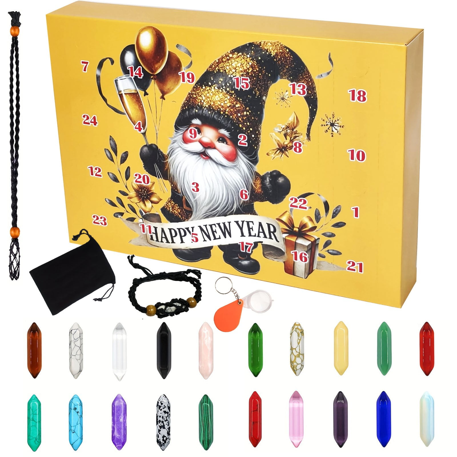 Advent Calendar Box, 2025 Christmas Advent Calendar,24-Slot Dwarf ...