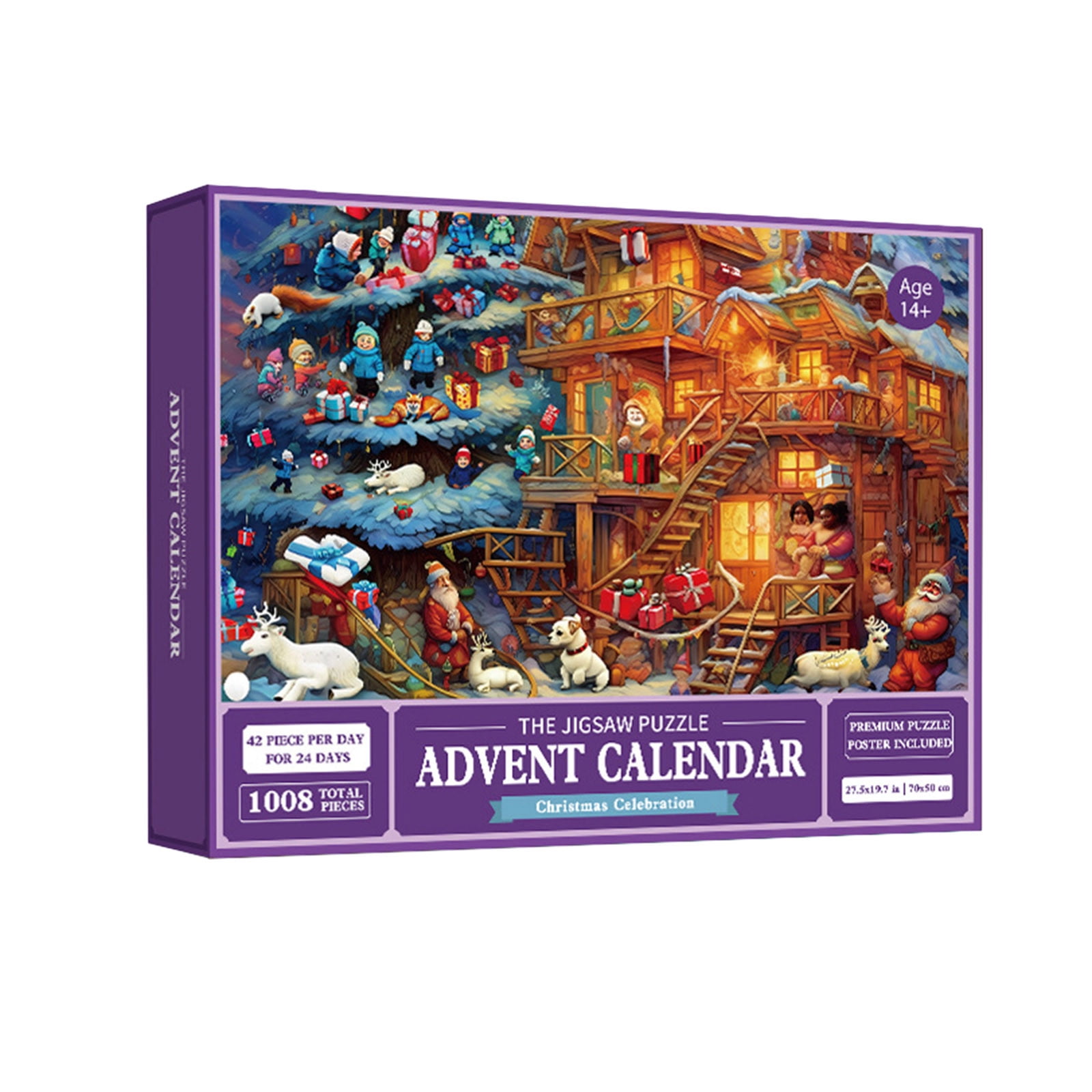 Advent Calendar Christmas Womens Birthday Gifts Puzzles 24 Days