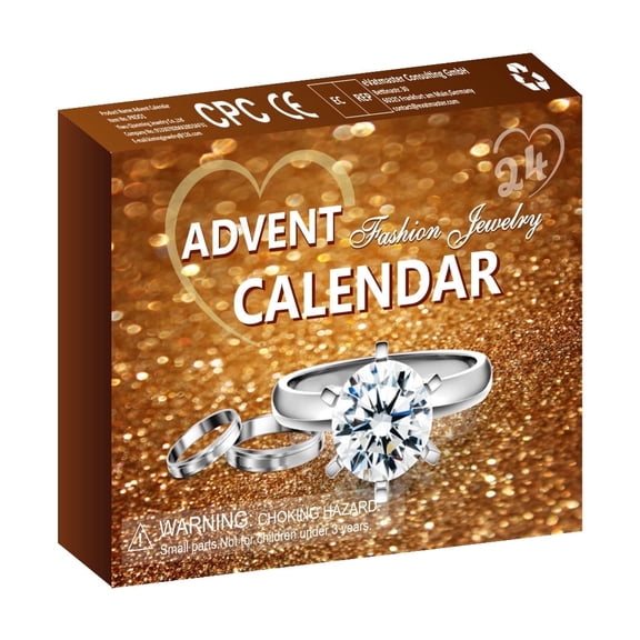 Advent Calendar Countdown Christmas 24 Blind Box Jewelry set Necklace earrings