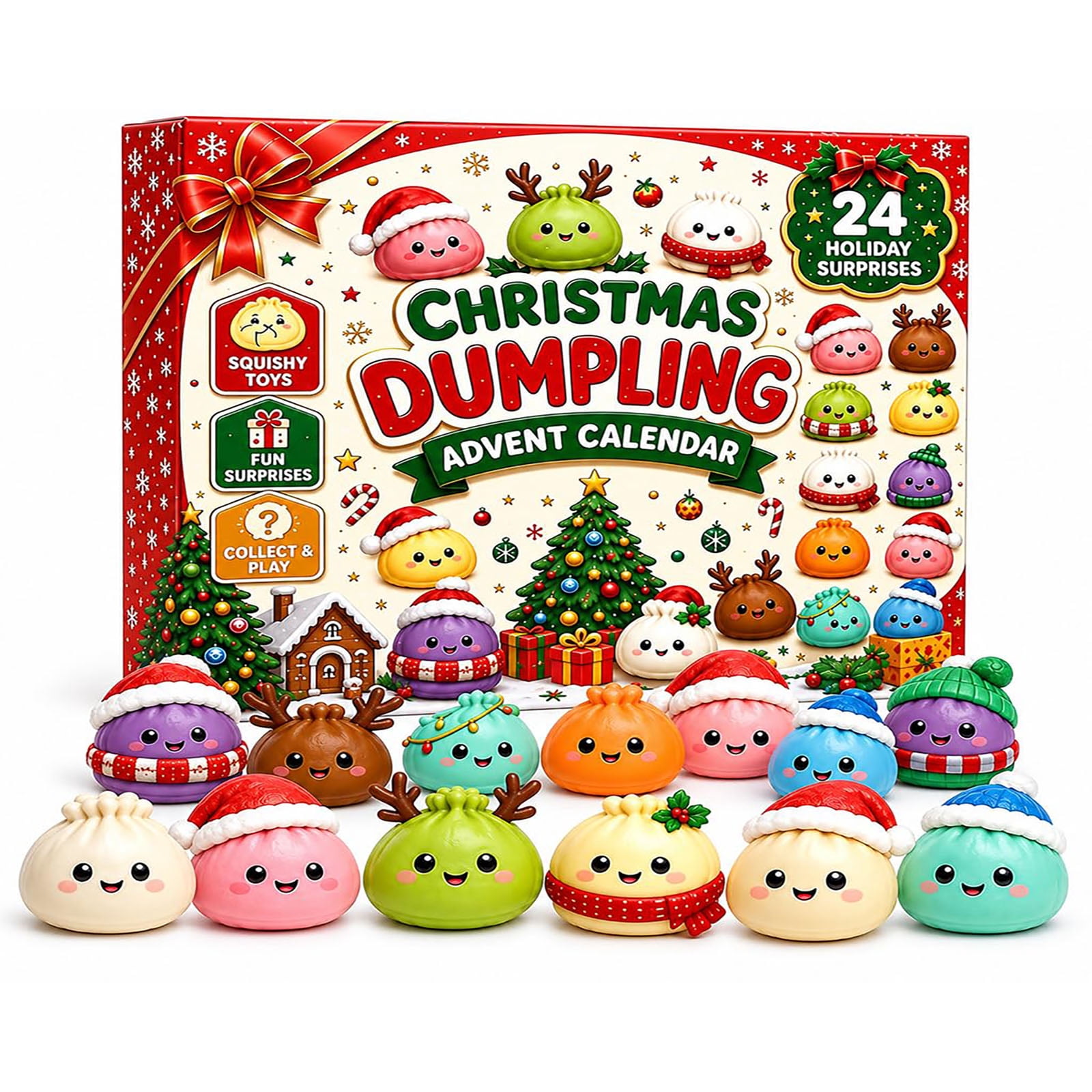 Advent Calendar - Dumpling Advent Calendar 2026, Cute Holiday Christmas ...