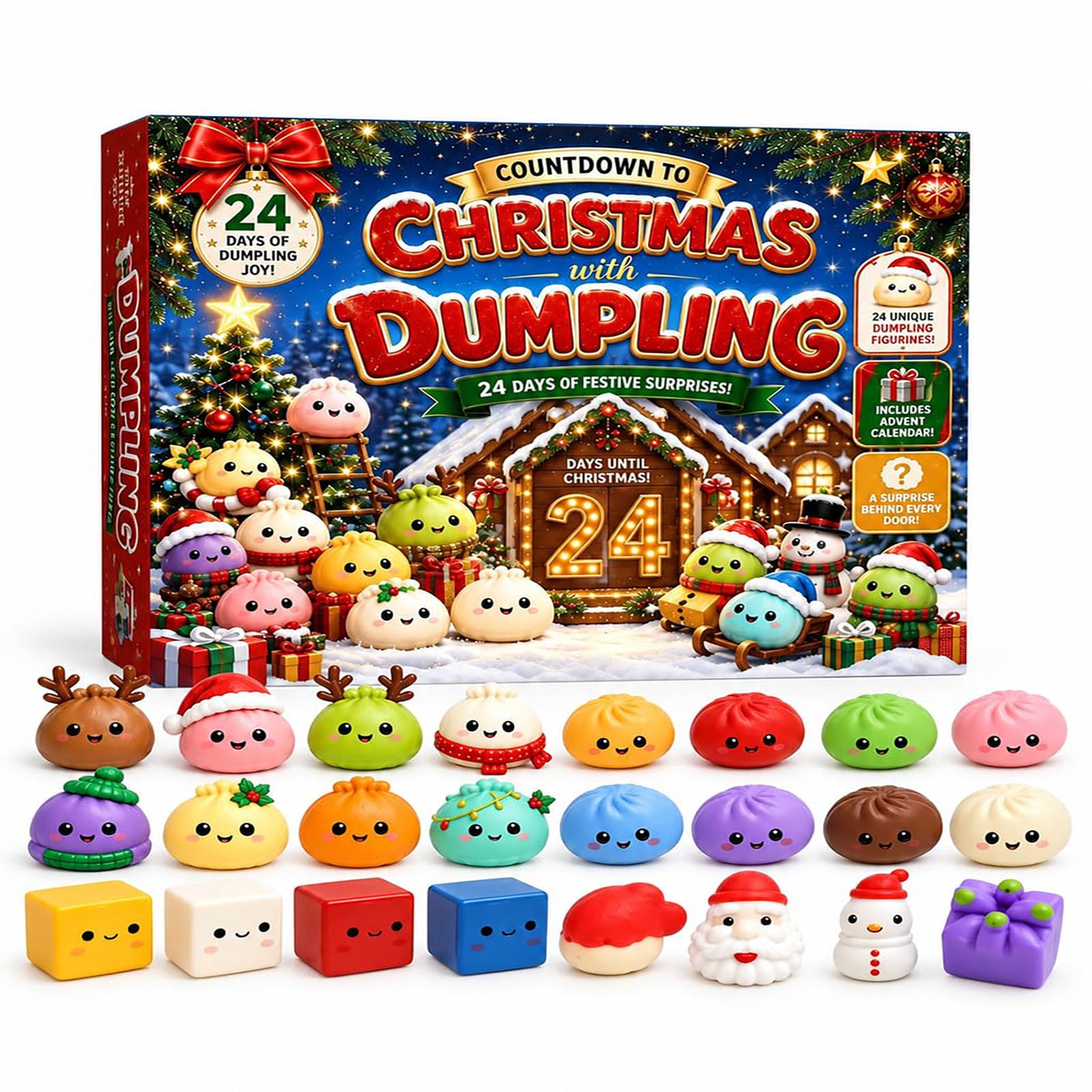 Advent Calendar - Dumpling Advent Calendar 2026, Cute Holiday Christmas ...