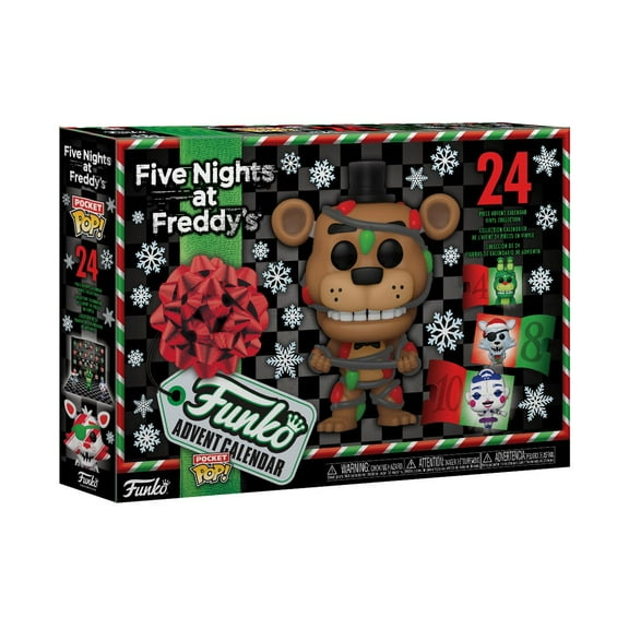Funko Advent Calendar: Five Nights At Freddy's (FNAF) 2023-24 Days Of Surprise Collectable Vinyl Mini Figures Mystery Box Gift Idea