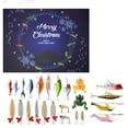 Advent Calendar Fishing Christmas Countdown 24 Days Fishing Lures Set