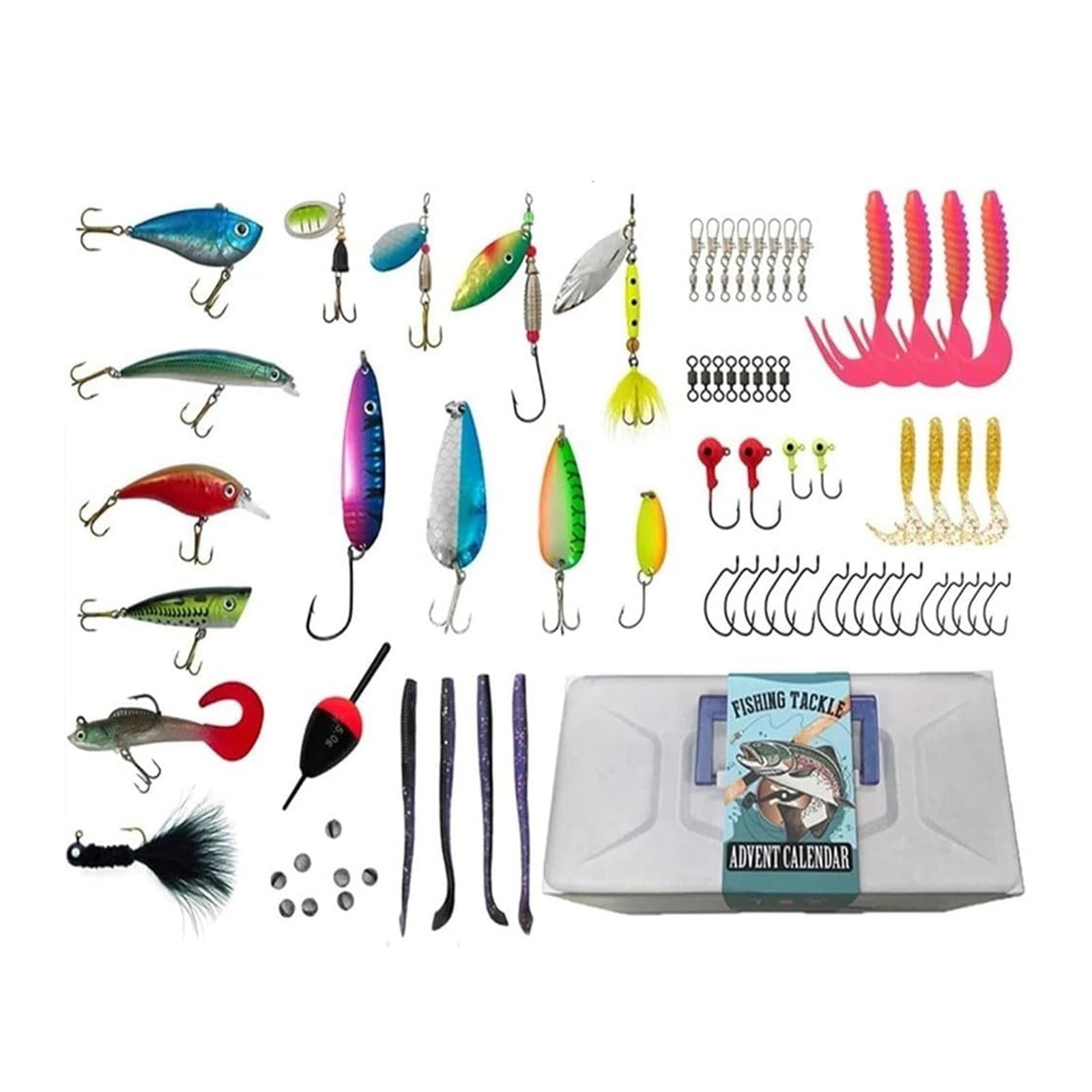 Advent Calendar Fishing Christmas Countdown Fishing Equipment Advent