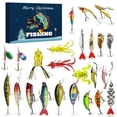 thumbnail image 1 of Advent Calendar  Fishing Lure for Man Adult Teen - 24 Days Christmas Countdown Fish Tackle Set - Xmas Surprise Fish Bait Gift for Father Grandpa Brother Boyfriend, 1 of 6
