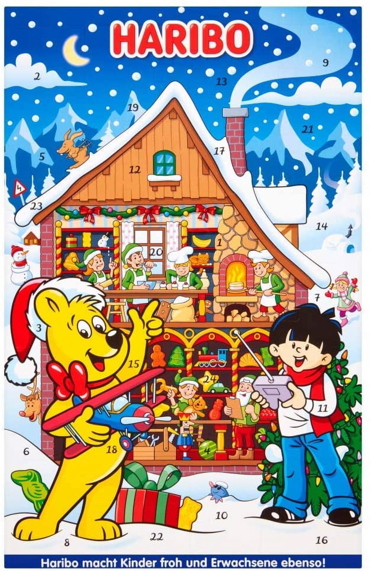 Advent Calendar (Haribo) Advent Calendar, Christmas sweets gift, 300g - UK Import - Christmas Countdown for Kids and Adults - 2-3 Days Delivery - image 1 of 5