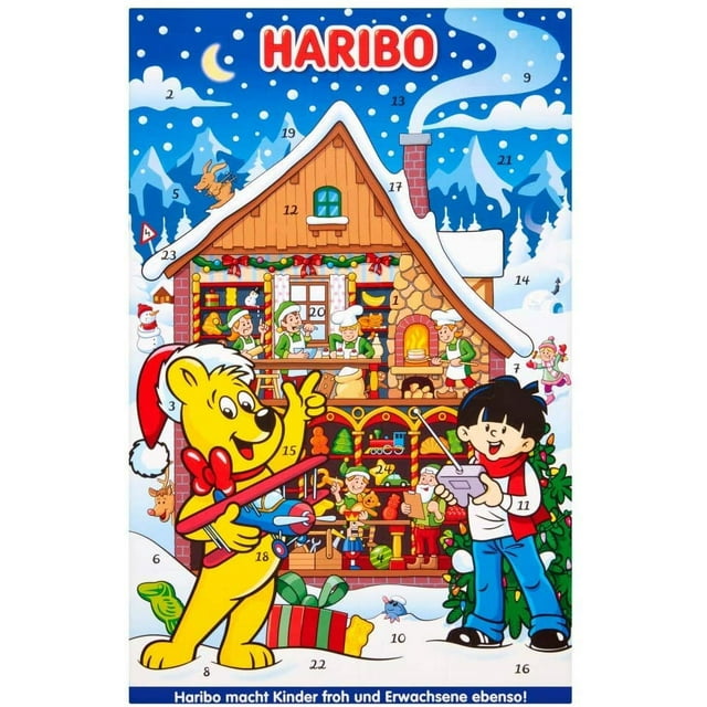 Advent Calendar (Haribo) Advent Calendar, Christmas sweets gift, 300g - UK Import - Christmas Countdown for Kids and Adults - 2-3 Days Delivery