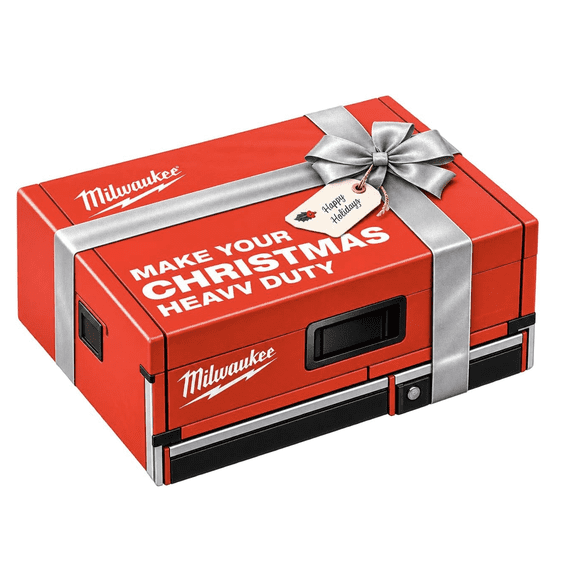 Advent Calendar for Milwaukee 2026 – 24-Piece Tool Set with Drill Bit Set, Level, Safety Glasses & Multi-Bit Screwdriver – Christmas Countdown Calendar for Tradespeople & DIYers