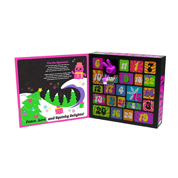 Advent Calendar with 24 Compartments for Collectible Toys and Figures for Holiday Surprises and Daily Gifts