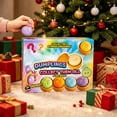 thumbnail image 1 of Advent Calendar with 6pcs 3.35" Bun Squeeze, Collectible Dumpling Themed Countdown Set, 1 of 9