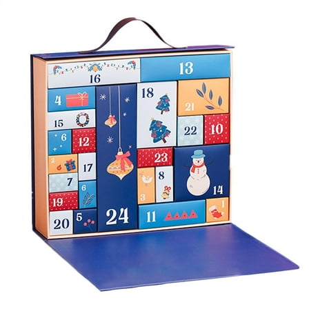 Advent Calendars | 24 Day Advent Calendar | Multifunctional Decorative Snack For Living Room And Bedroom