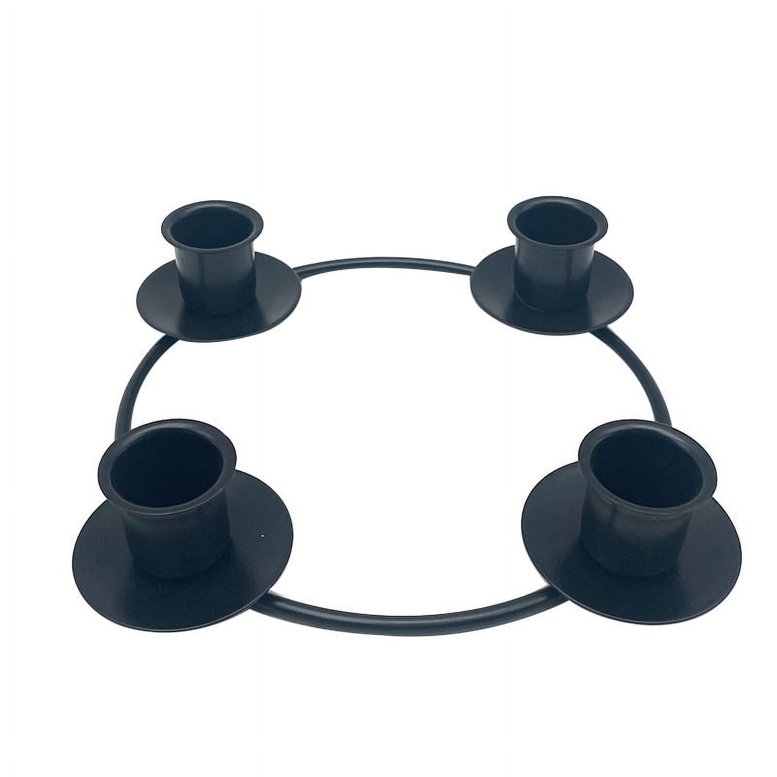 Advent Candle Wreath Iron Candle Holder Ring Shaped Candle Stand Advent