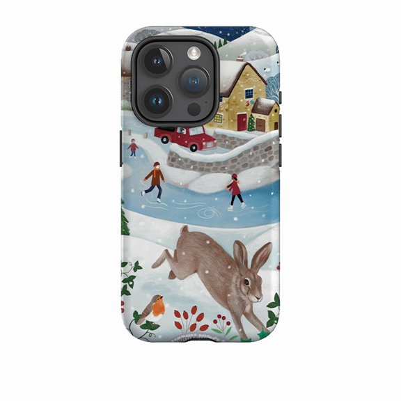 Advent Rabbit by Bex Parkin Art Phone Case for iPhone 16 15 14 13 12 11 Pro Max
