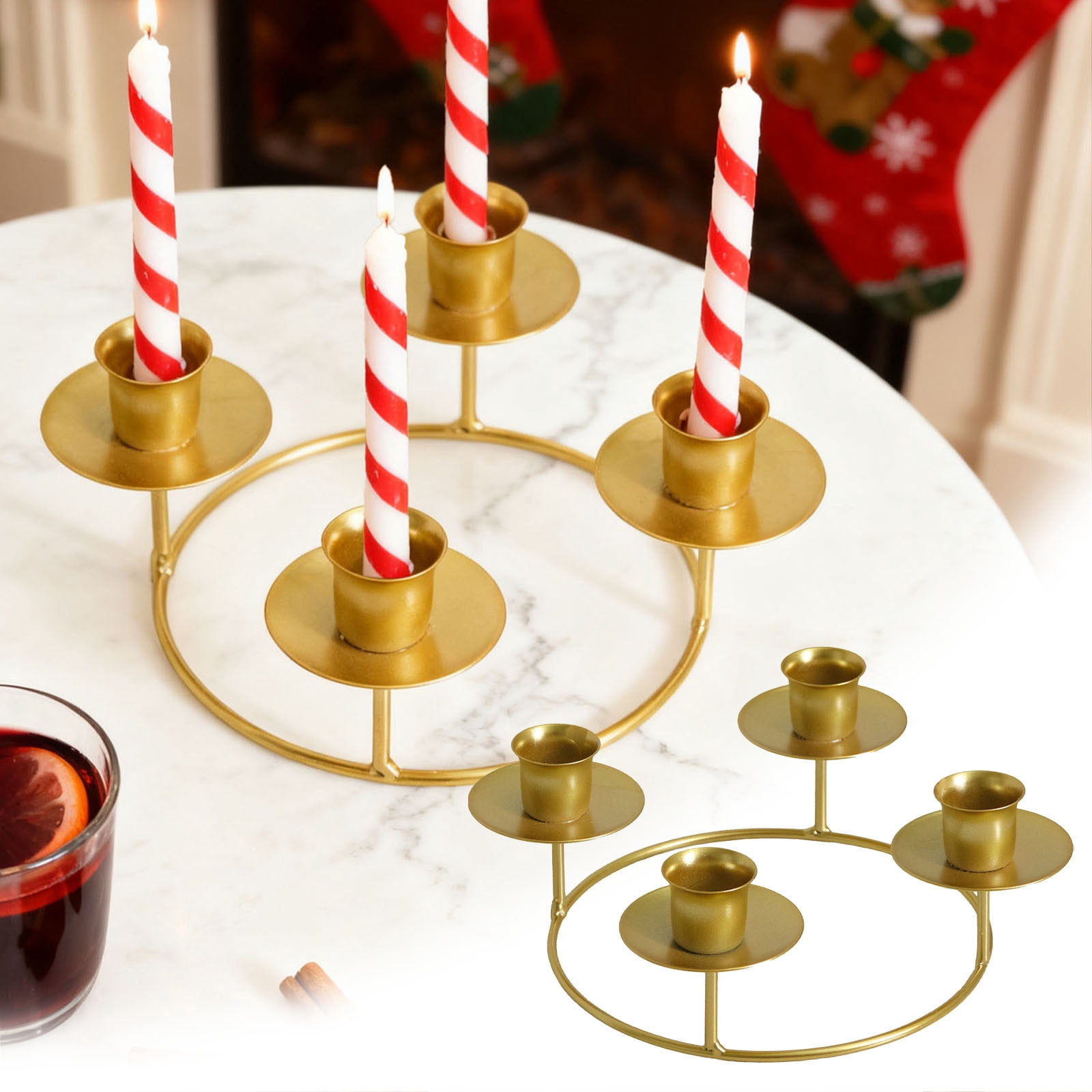 Fresh Advent Rings Advent Wreath Candlestick 26X26Cm Advent Wreath Candle Holder Round ...