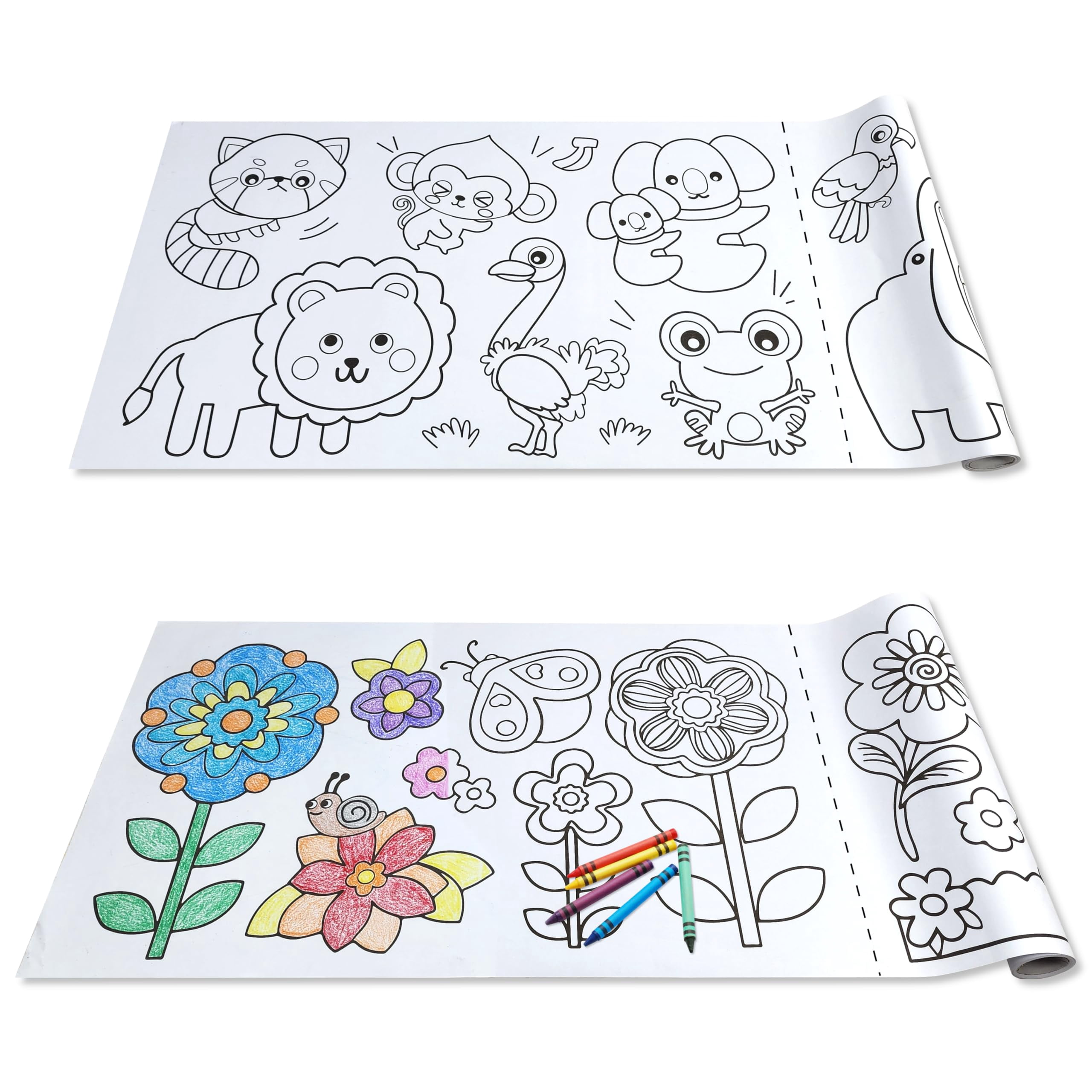 Adventure Awaits! 10 ft MFF30 Adhesive Coloring Book Paper Roll Set | 2 ...