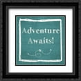 thumbnail image 1 of Adventure Awaits 2x Matted 20x20 Black Ornate Framed Art Print by Moulton, Jo, 1 of 2