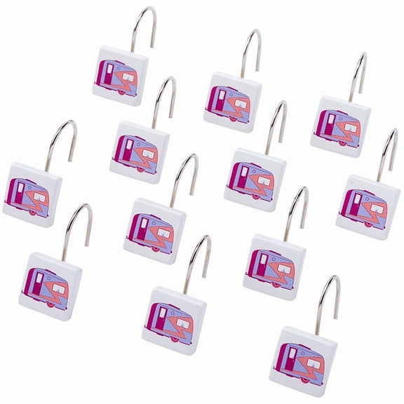 Adventure Awaits Bath Collection - Set of 12 Shower Hooks