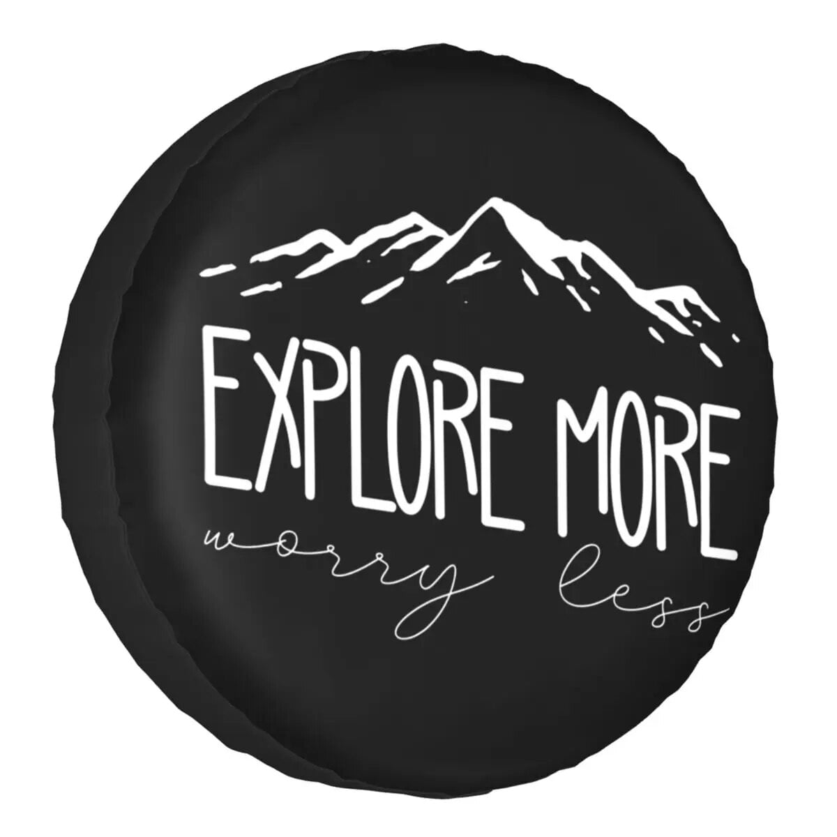 Adventure Awaits Camping Spare Tire Cover Forland Cruiser Prado Explore More Worry Less 4wd 4x4 6463