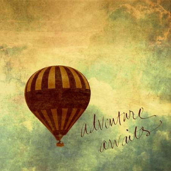 Adventure Awaits Canvas Art - Gail Peck (24 x 24)