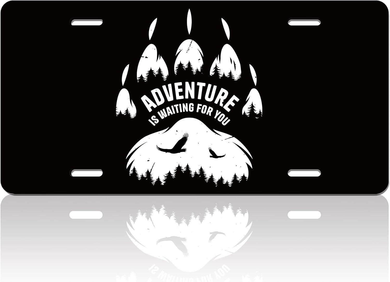 Adventure Awaits License Plate Cover Adventure is Waiting for You