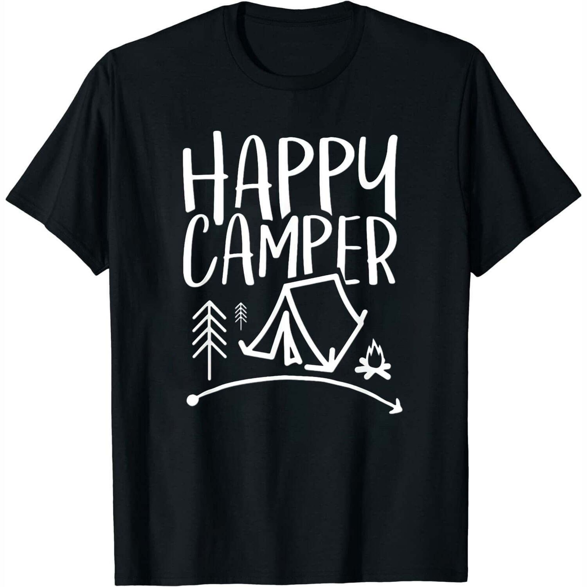 Adventure Awaits Outdoor Enthusiast Tee for the Whole Family in Black