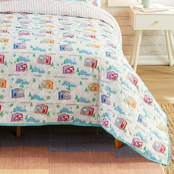 Adventure Awaits Quilt Ensemble - King Quilt