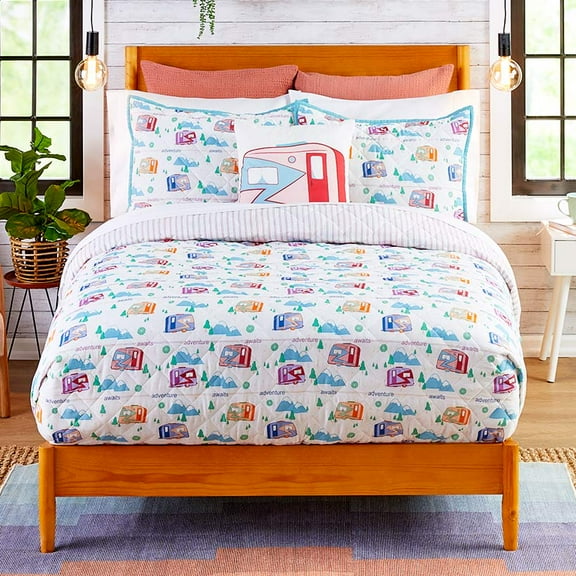 Adventure Awaits Quilt Ensemble - Sham