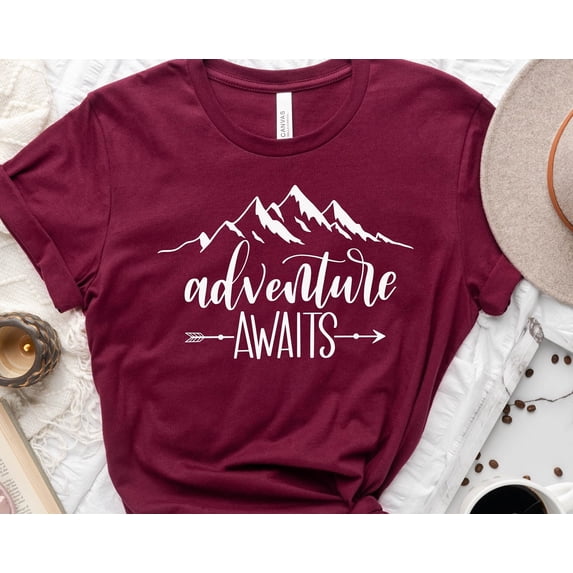Adventure Awaits Shirt Explore More Shirt Hiking Mountain Shirt Nature ...