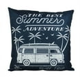 thumbnail image 1 of Adventure Awaits | Summer Decor | Surfing Art | Surfing Gifts| Surf | Trip | Throw Pillow | Long Beach California | Home Decor | Gift ideas, 1 of 3