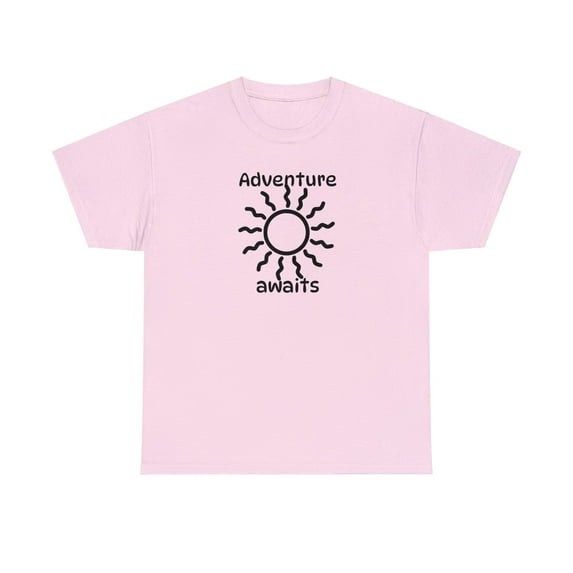 Adventure Awaits Sun Unisex Heavy Cotton Tee