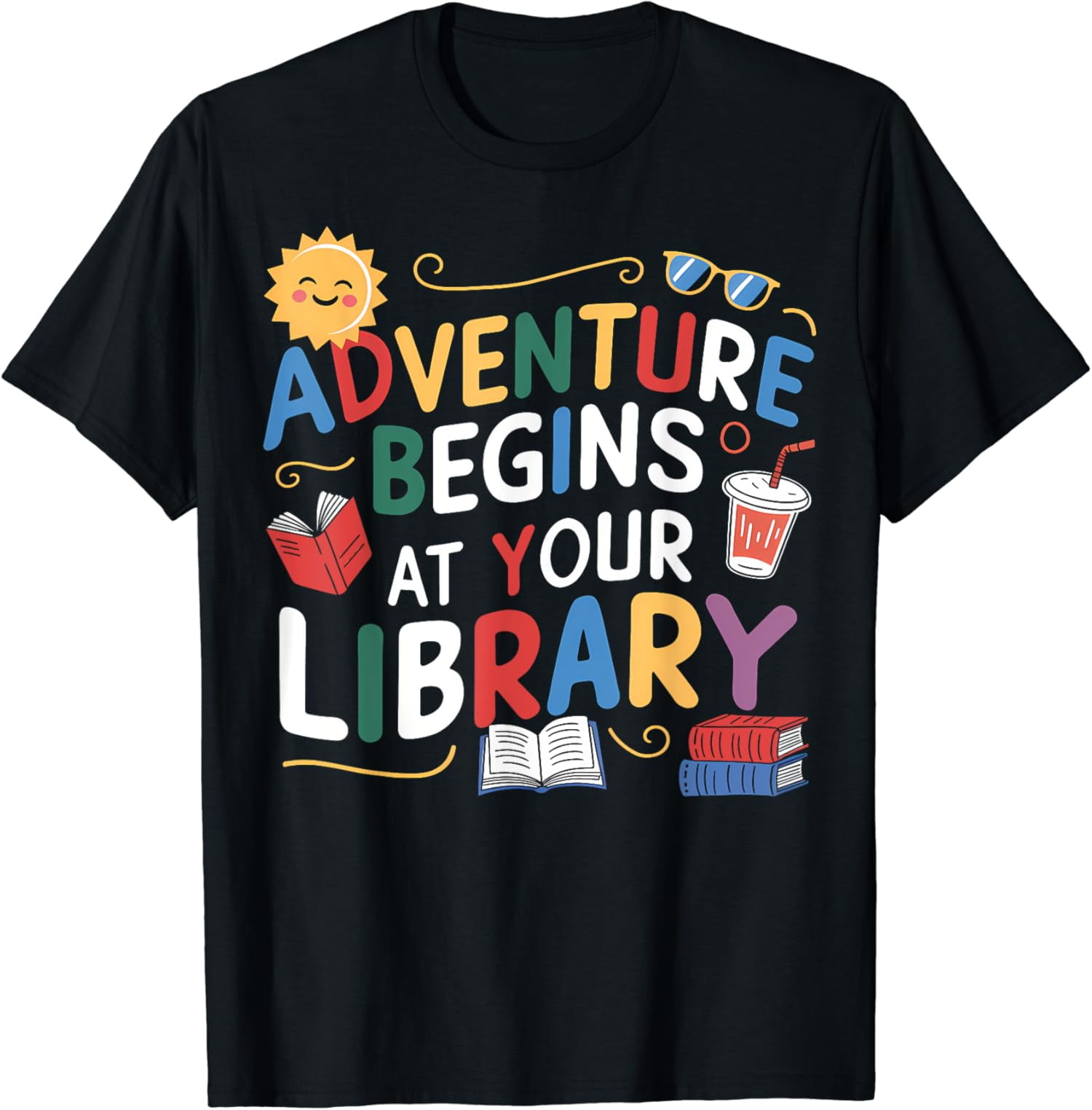 Adventure Begins At Your Library 2024 Summer Reading Program TShirt