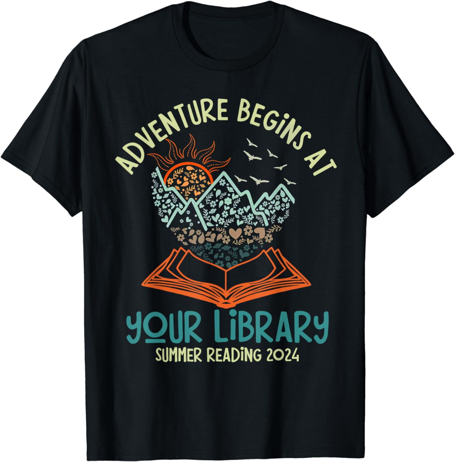 Adventure Begins At Your Library Summer Reading 2025 TShirt