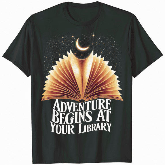 Adventure Begins At Your Library Summer Reading Flowers T-Shirt