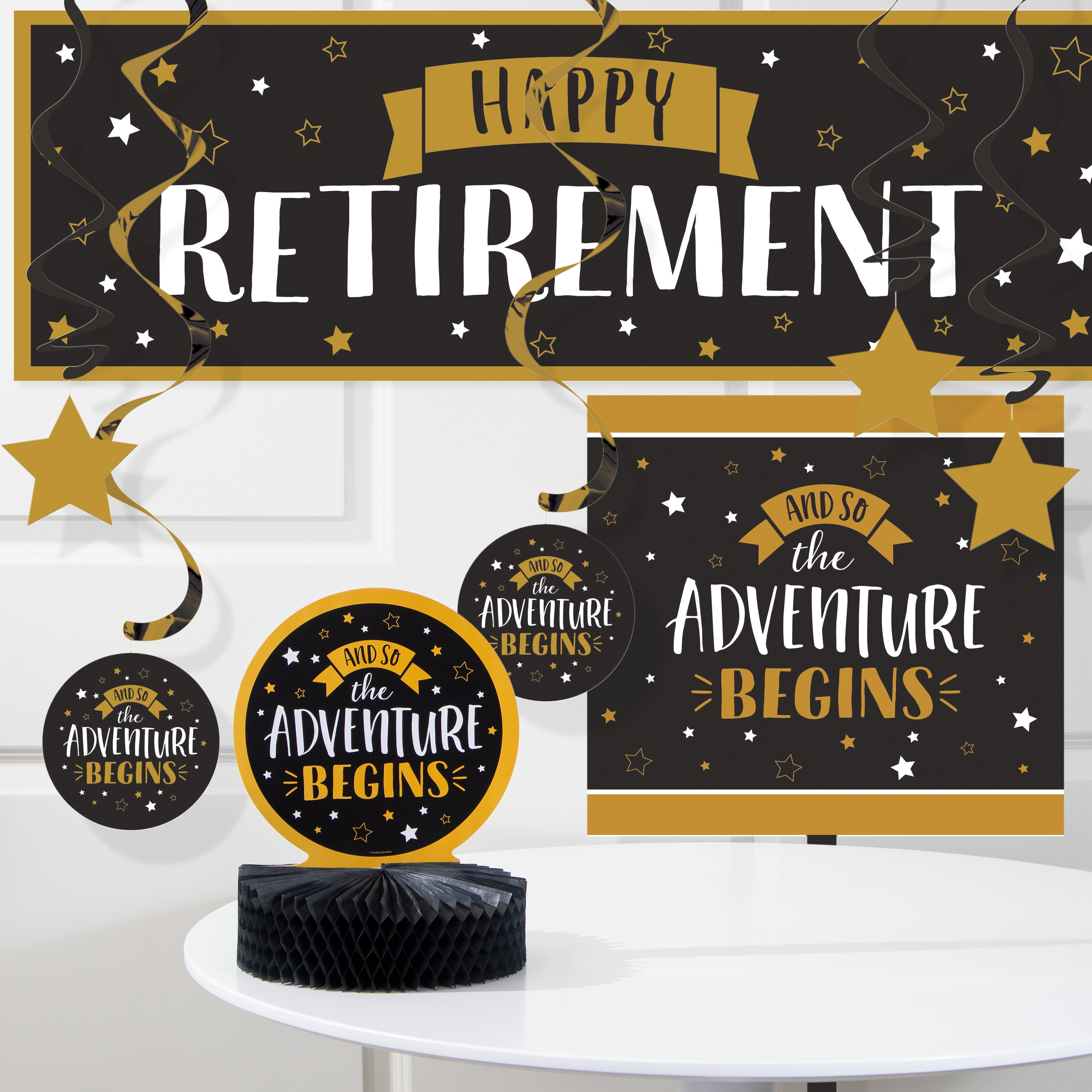 Adventure Begins Retirement Decorations Kit - Walmart.com