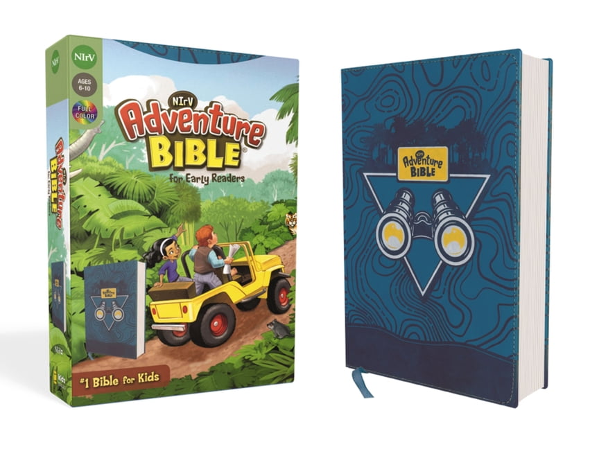 Adventure Bible Nirv, Adventure Bible for Early Readers, Leathersoft, Blue, Full Color, (Hardcover)