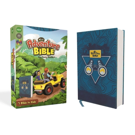 Adventure Bible Nirv, Adventure Bible for Early Readers, Leathersoft, Blue, Full Color, (Hardcover)