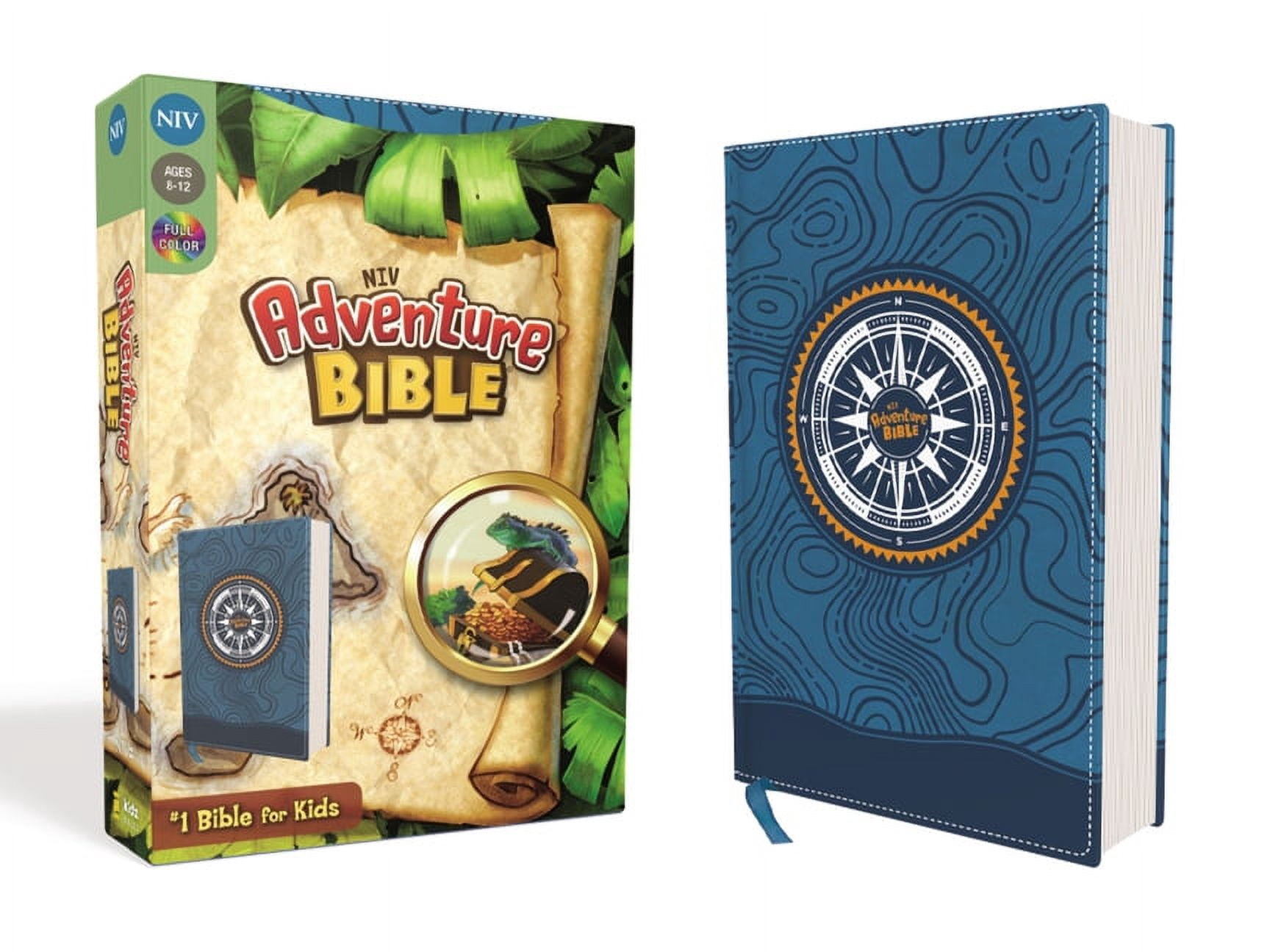 Adventure Bible Niv, Adventure Bible, Leathersoft, Blue, Full Color, (Hardcover)