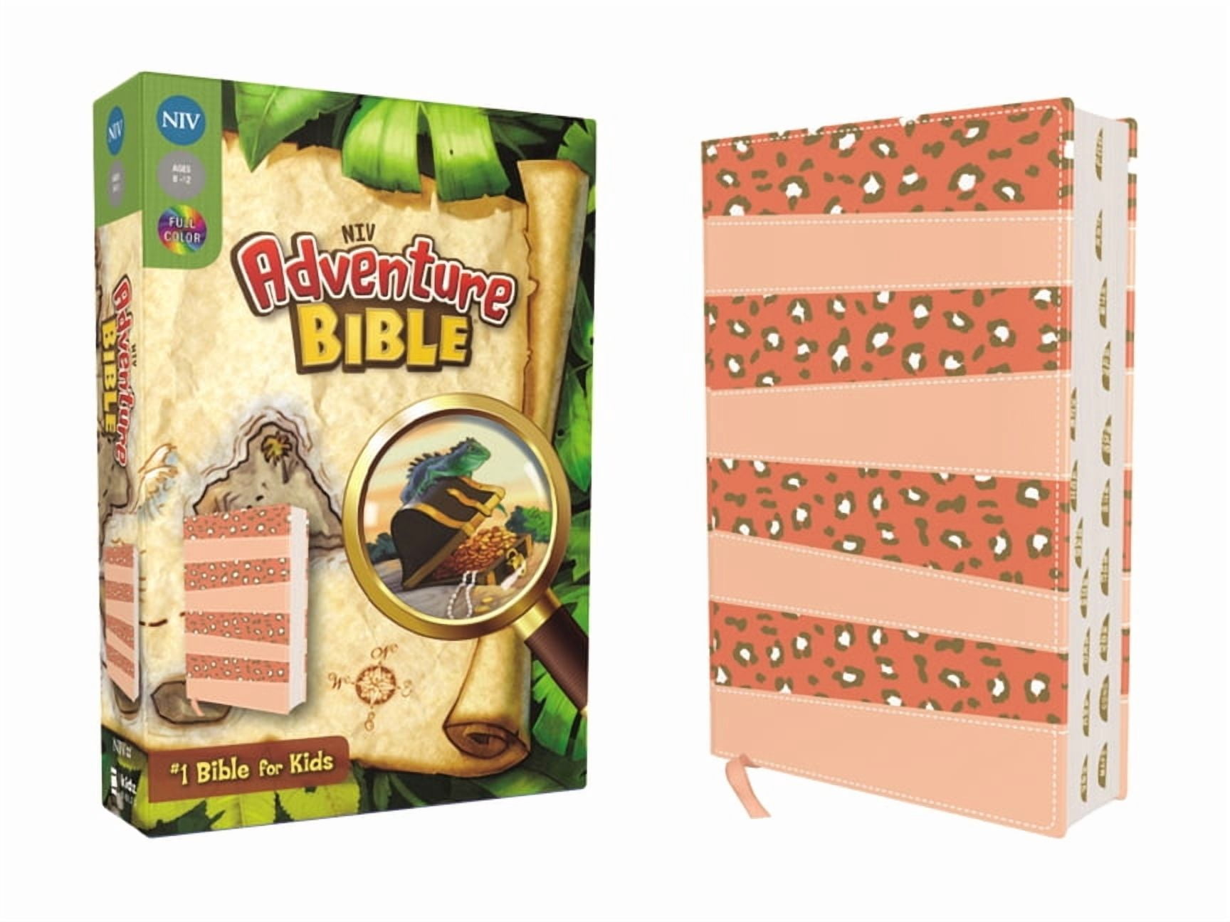Adventure Bible Niv, Adventure Bible, Leathersoft, Coral, Full Color, Thumb Indexed Tabs, (Hardcover)
