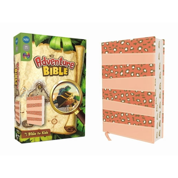 Adventure Bible Niv, Adventure Bible, Leathersoft, Coral, Full Color, Thumb Indexed Tabs, (Hardcover)