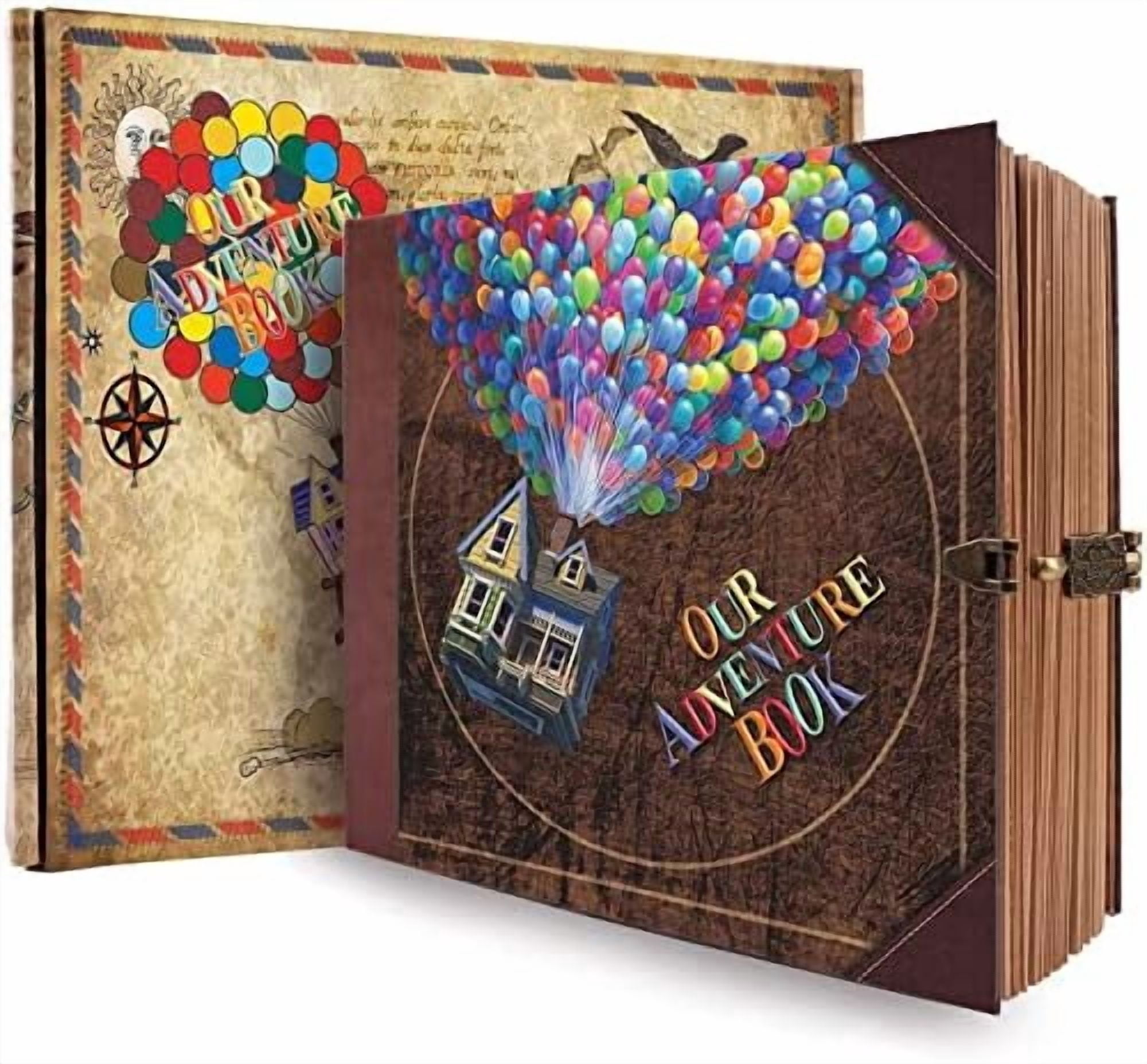 Our Adventure Book 146 Pages 8.9 * 7.7 Inch Scrapbook Photo Album,Retro ...