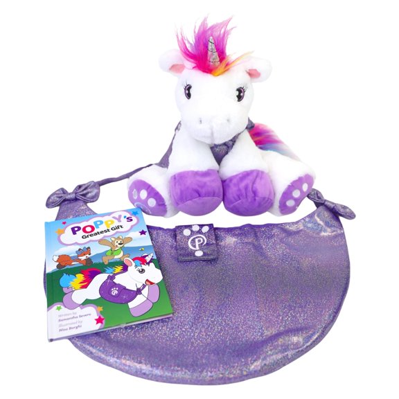 Adventure Book and Stuffed Animal Set | Poppy The Unicorn's Greatest Gift