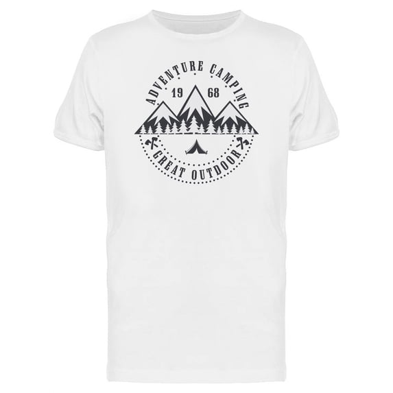 Adventure Camping Great Outdoor T-Shirt Men -Image by Shutterstock, Male 4X-Large