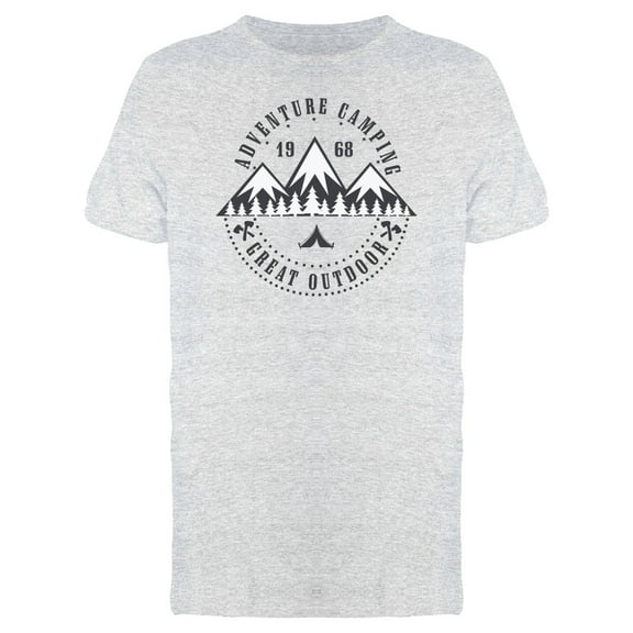 Adventure Camping Great Outdoor T-Shirt Men -Image by Shutterstock, Male Small