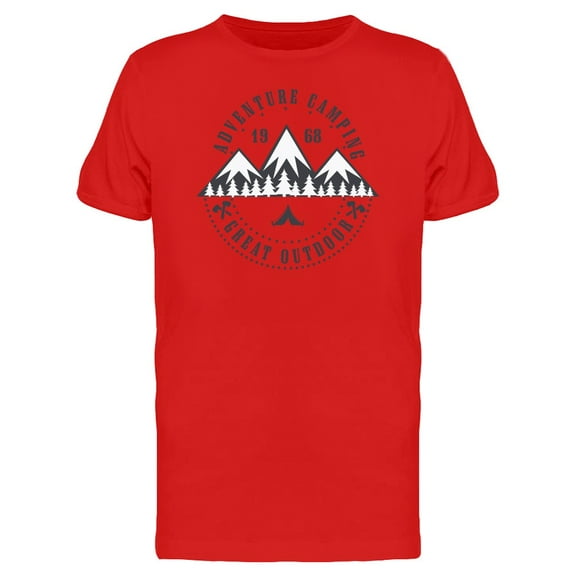 Adventure Camping Great Outdoor T-Shirt Men -Image by Shutterstock, Male XX-Large