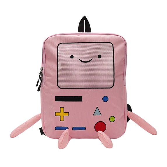 Adventure Cartoon Time Backpack, 15.3 Inches BeeMore Cartoon Robot Travel Laptop Cute Backpack Water Resistant College Computer Bag for Men&Women