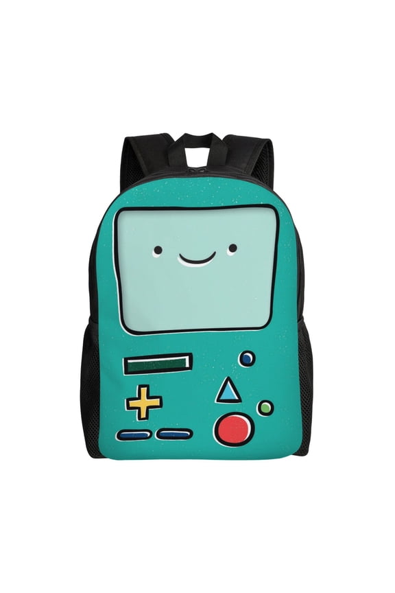 Adventure Cartoon Time Backpack,3d Print Laptop Backpack Lightweight Casual Daypack Bookbag Multi-Function Travel Backpack