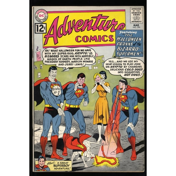 Adventure Comics #294 VF 8.0 JFK Bizarro Marilyn Monroe Superman! Comic Book